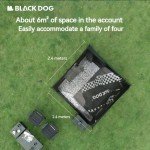 Black Dog Waterproof Ultralight Family Camping Tent