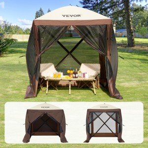 VEVOR 6x6 Pop Up Camping Canopy Tent