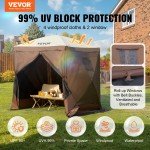 VEVOR 6x6 Pop Up Camping Canopy Tent
