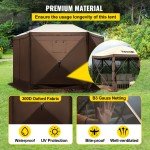 VEVOR 10' x 10' Pop-up Camping Canopy Shelter
