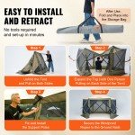 VEVOR 6-Sided Pop Up Camping Canopy Tent