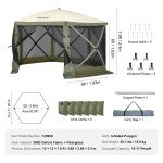 VEVOR 6-Sided Pop Up Camping Canopy Tent