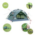 Desert Fox 3-Person Automatic Camping Tent
