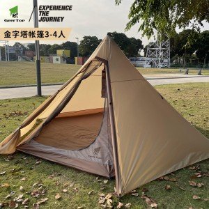 Spacious Pyramid Tent for Family Camping – 3-4 Person