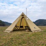 Lightweight 3-4 Person Camping Pyramid Tent