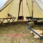 Lightweight 3-4 Person Camping Pyramid Tent