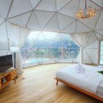 Eco-Friendly Glamping Dome Tent for Camping