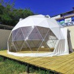 Eco-Friendly Glamping Dome Tent for Camping
