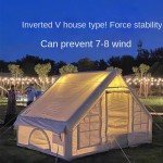 Spacious Inflatable Camping Tent with Living Area