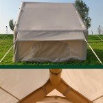 Spacious Inflatable Camping Tent with Living Area