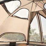 Hexagonal Outdoor Tent for 3-6 People