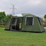 Spacious Waterproof Camping Tent for 6-12 People