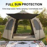 Automatic Pop-Up Waterproof Tent for 5-8 Campers