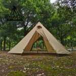 Adjustable Height Hot Tent Stove for Camping