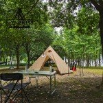 Adjustable Height Hot Tent Stove for Camping