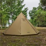 Adjustable Height Hot Tent Stove for Camping