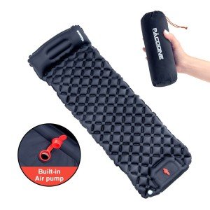Ultralight Inflatable Camping Mattress with Pillows
