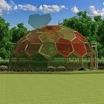 Spacious 6M Luxury Geodesic Dome Tent for Camping