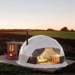 Customizable Luxury Glamping Round Dome Tent 8m