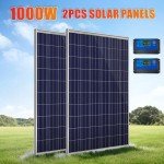 500W 1000W Portable Solar Panel Kit for Camping