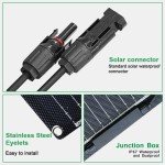 Flexible Waterproof Monocrystalline Solar Panel Charger