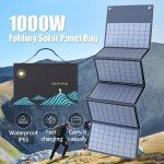 Portable 1000W Solar Panel Charger for Camping