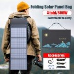 Portable 1000W Solar Panel Charger for Camping