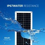 20W-1000W Solar Panel with 100A Controller for Camping