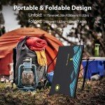 Portable 1000W Solar Panel Charger for Camping