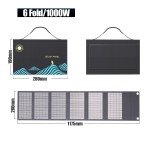 Portable 1000W Solar Panel Charger for Camping