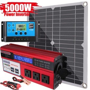 5000W Solar Panel Inverter Power Generator Kit