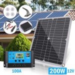 5000W Solar Panel Inverter Power Generator Kit