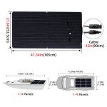 Flexible Monocrystalline Solar Panel for Camping 110W-440W