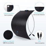 Flexible Monocrystalline Solar Panel for Camping 110W-440W