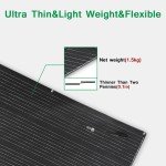 Flexible Monocrystalline Solar Panels for Camping 100W-400W