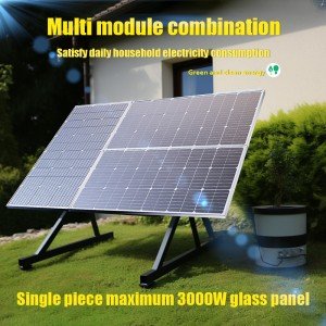 High-Efficiency Waterproof Solar Panel for Camping