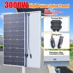High-Efficiency Waterproof Solar Panel for Camping