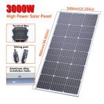 High-Efficiency Waterproof Solar Panel for Camping