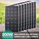 Flexible Waterproof Solar Panels for Camping 800W
