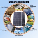 High-Efficiency Waterproof Solar Panel for Camping