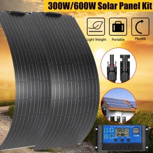 Flexible Solar Panel Kit for Camping and RV
