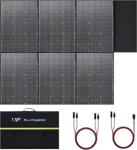 ALLPOWERS 600W Foldable High-Efficiency Solar Panel