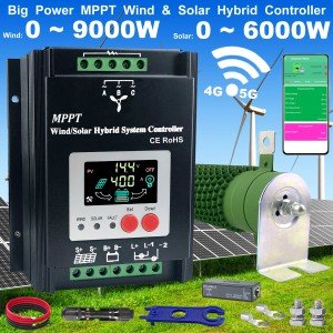 Smart WiFi MPPT Charge Controller for Solar & Wind