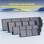 Portable Foldable Solar Panel Kit for Camping