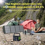 Portable Foldable Solar Panel Kit for Camping