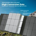 Portable Foldable Solar Panel Kit for Camping