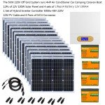 Complete 5000W Solar Panel Kit for Campers