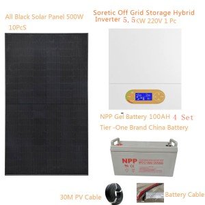 5000W Solar Power Kit for Camping & Home