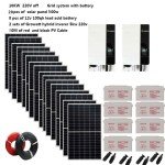Complete Solar Panel Kit with Hybrid Inverter