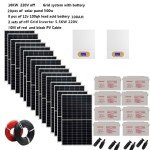 Complete Solar Panel Kit with Hybrid Inverter